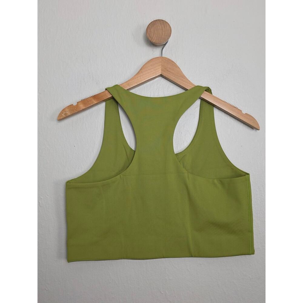 NEW Girlfriend Collective Paloma Olive Green Racerback Tank Top XL - Picture 5 of 8